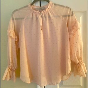 LOFT Polka Dot Blouse